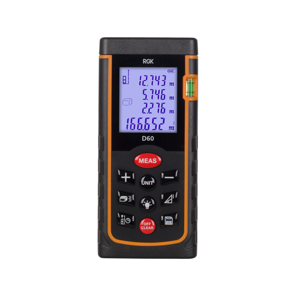 Лазерный дальномер RGK D60 с поверкой