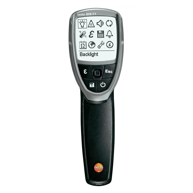 Testo 835-T1 - Базовый ИК-термометр с 4-х точечным лазерным целеуказателем (оптика 50:1)