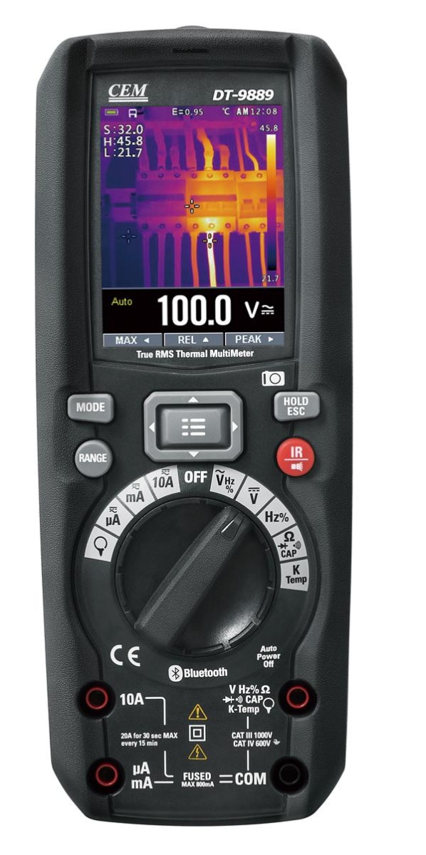Мультиметр DT-9889 TRMS с встроенным тепловизором