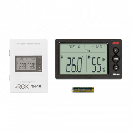 Термогигрометр RGK TH-10 с поверкой
