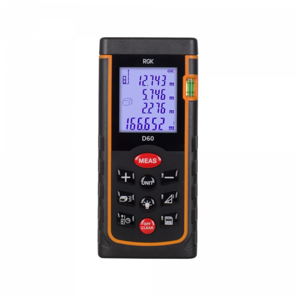 Лазерный дальномер RGK D60 с поверкой