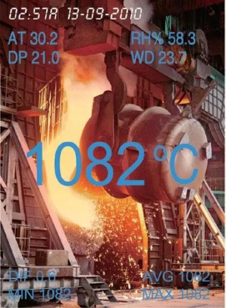 Инфракрасный термометр DT-9862 (пирометр) со встроенной видео камерой
