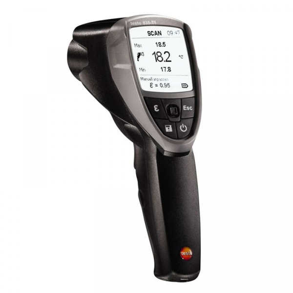 Testo 835-T1 - Базовый ИК-термометр с 4-х точечным лазерным целеуказателем (оптика 50:1)
